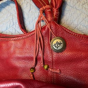 The Sak red shoulder bag